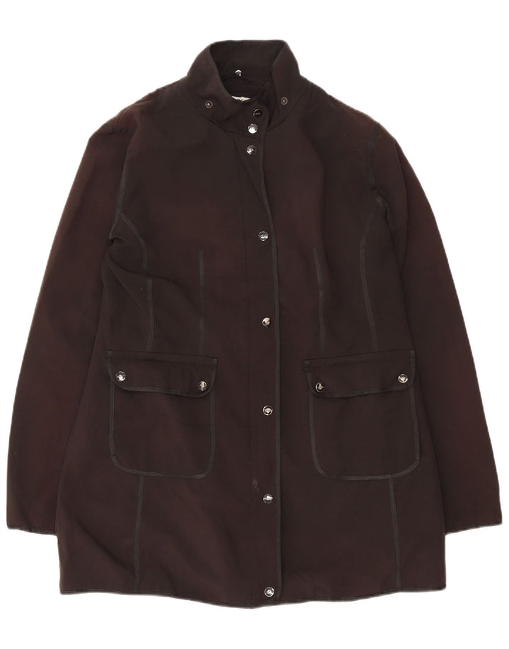 Dkny Womens Utility Jacke UK 16 Large Grau Polyester