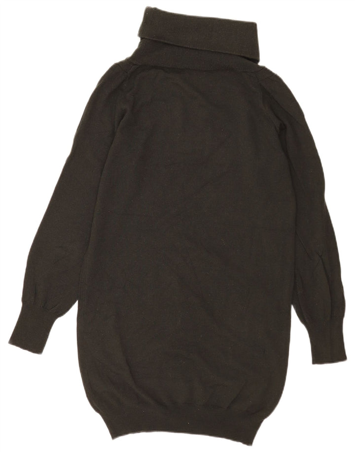 Fred Perry Damen Longline Rollkragenpullover Pullover UK 14 Large Grün
