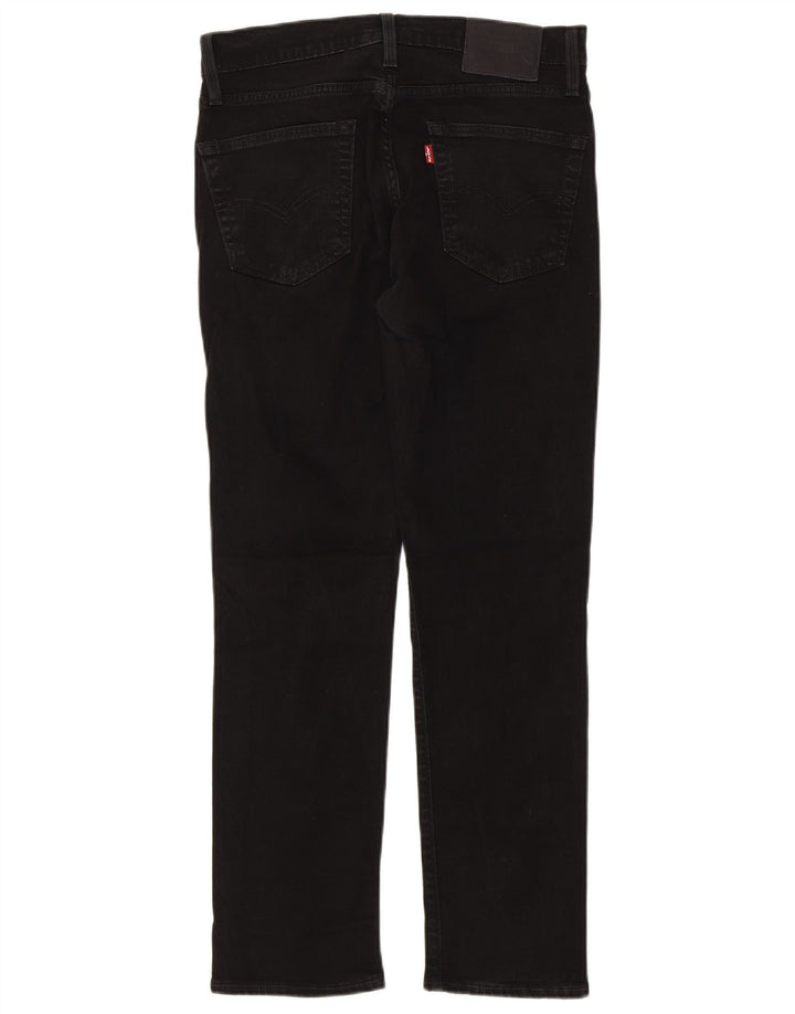 LEVI'S Herren 511 Slim Jeans W31 L30 Schwarze Baumwolle