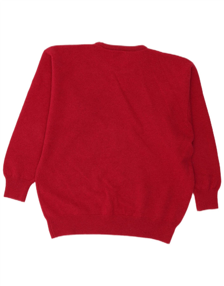 Pringle Herren Nick Faldo Collection Pullover mit Rundhalsausschnitt Mittelrot