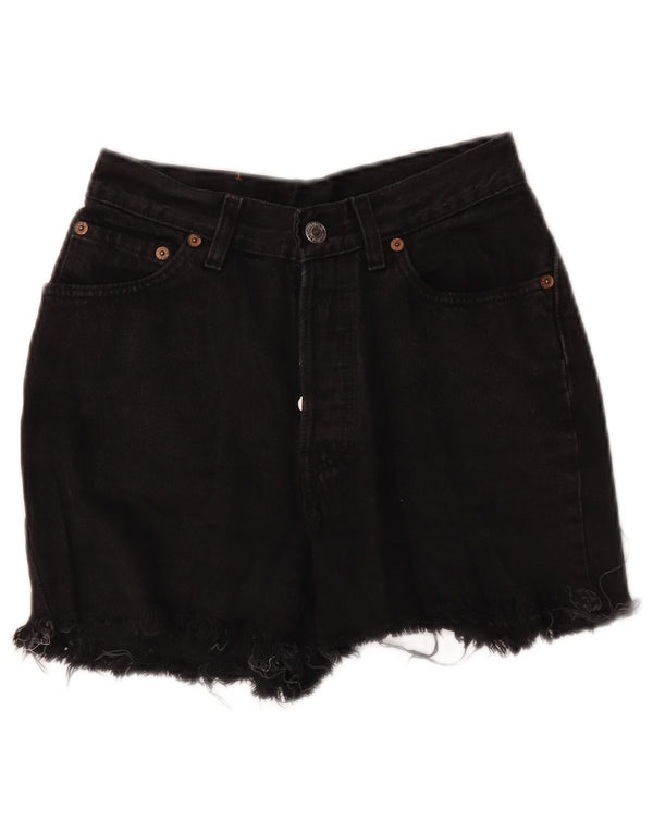 Levi's Damen Jeansshorts W24 XS Schwarz
