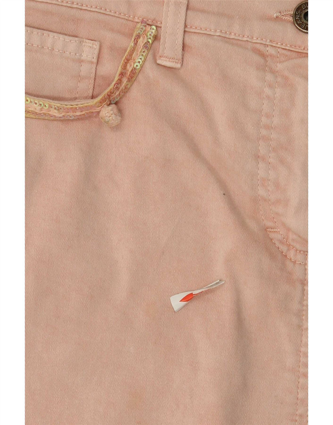 Blumarine Damen Jeansrock IT 42 Medium W30 Rosa Baumwolle