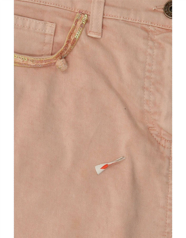 Blumarine Damen Jeansrock IT 42 Medium W30 Rosa Baumwolle