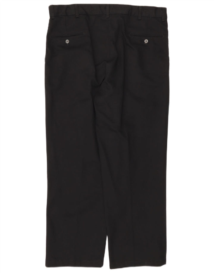 Lee Herren Khakis Pegged Chino Hose W40 L30 Schwarz Baumwolle