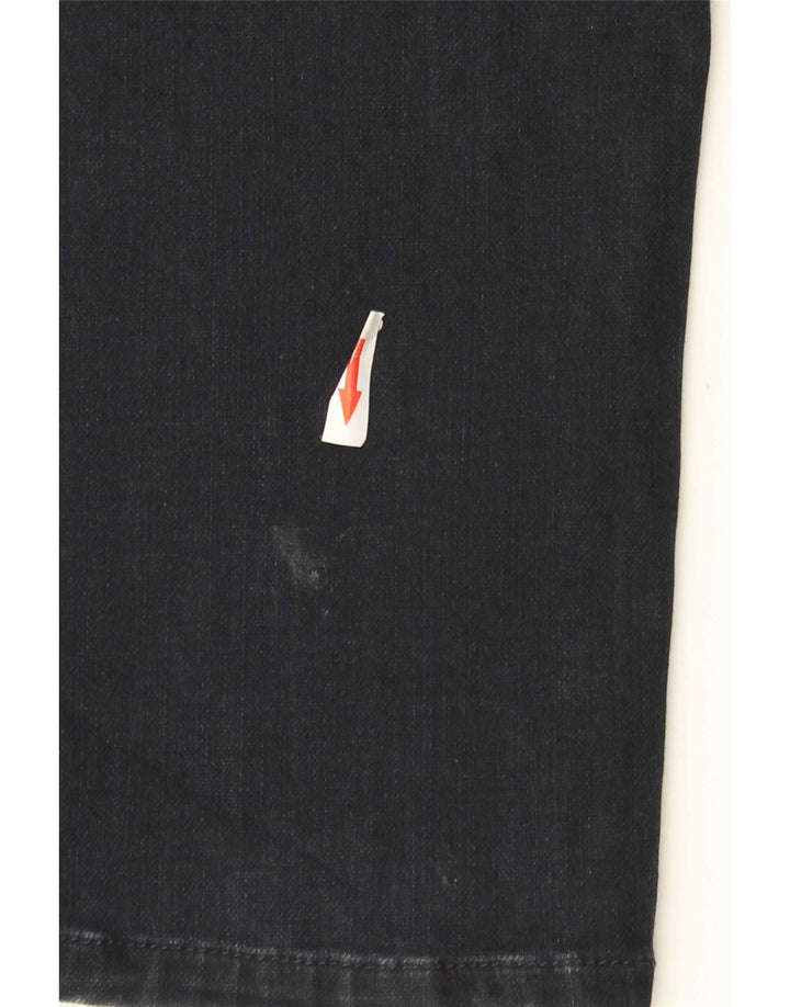 HUGO BOSS Damen Slim Jeans W34 L32 Marineblaue Baumwolle