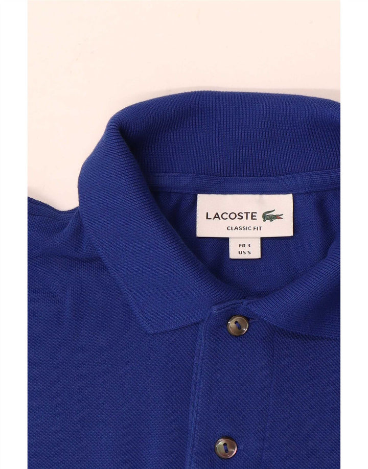Lacoste Herren-Poloshirt mit klassischer Passform, Größe 3, klein, Blau
