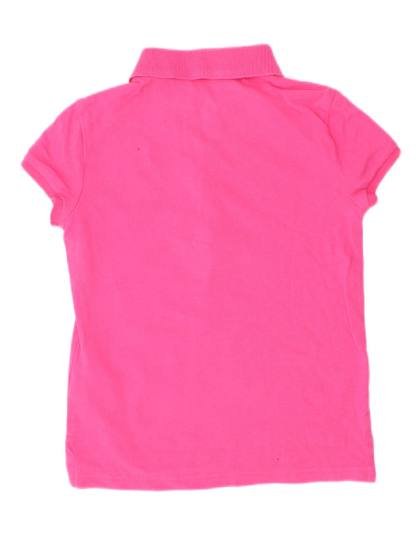 Polo Ralph Lauren Mädchen-Top, langärmelig, 6–7 Jahre, rosa Baumwolle