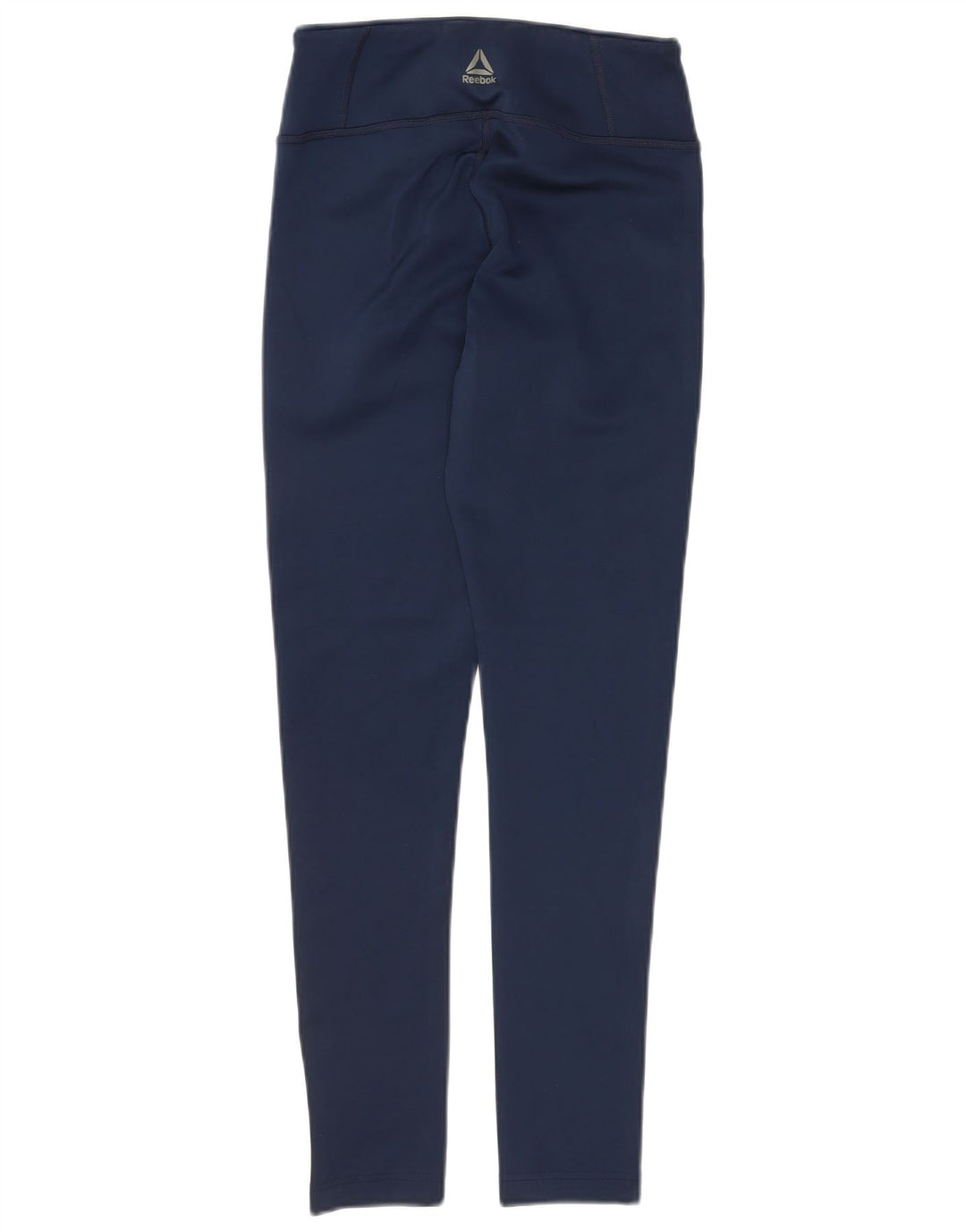 REEBOK Damen Leggings UK 8/10 Small Marineblau Polyester