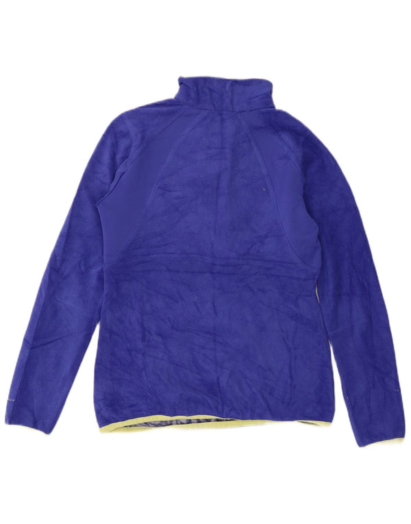 Columbia Damen Omni-Heat Fleece-Pullover mit Reißverschluss, UK 10, Größe S, Blau, Polyester