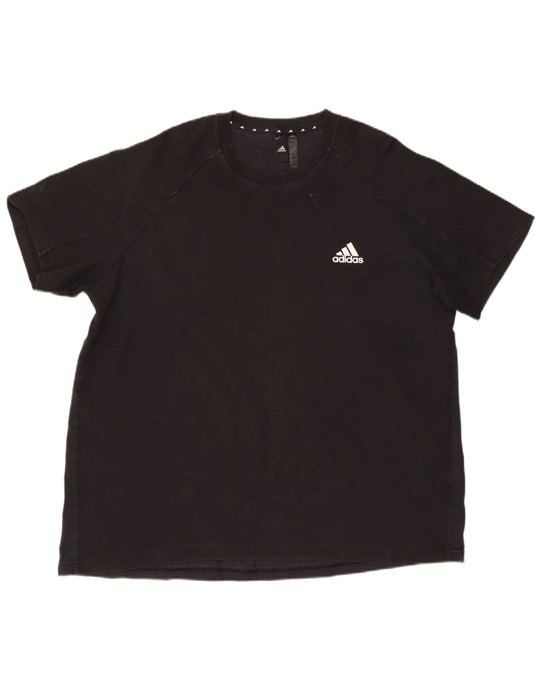 Adidas Herren T-Shirt Top 2XL Schwarz Baumwolle