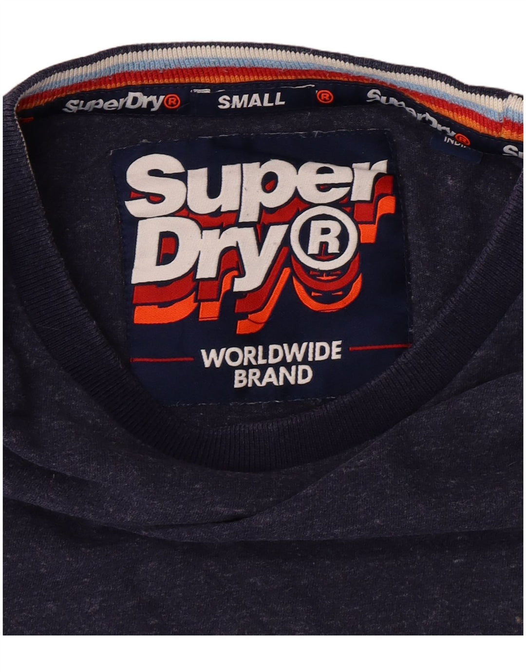 SUPERDRY Herren T-Shirt Top Small Blau