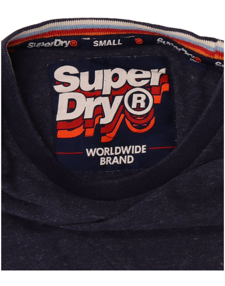 SUPERDRY Herren T-Shirt Top Small Blau