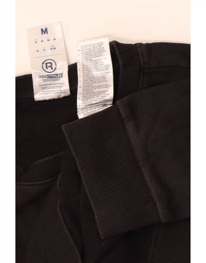 Reebok Herren Sweatshirt Pullover Medium Schwarz Baumwolle