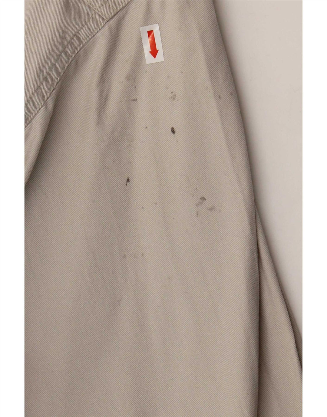 Vintage Herren Jeanshemd Groß Beige