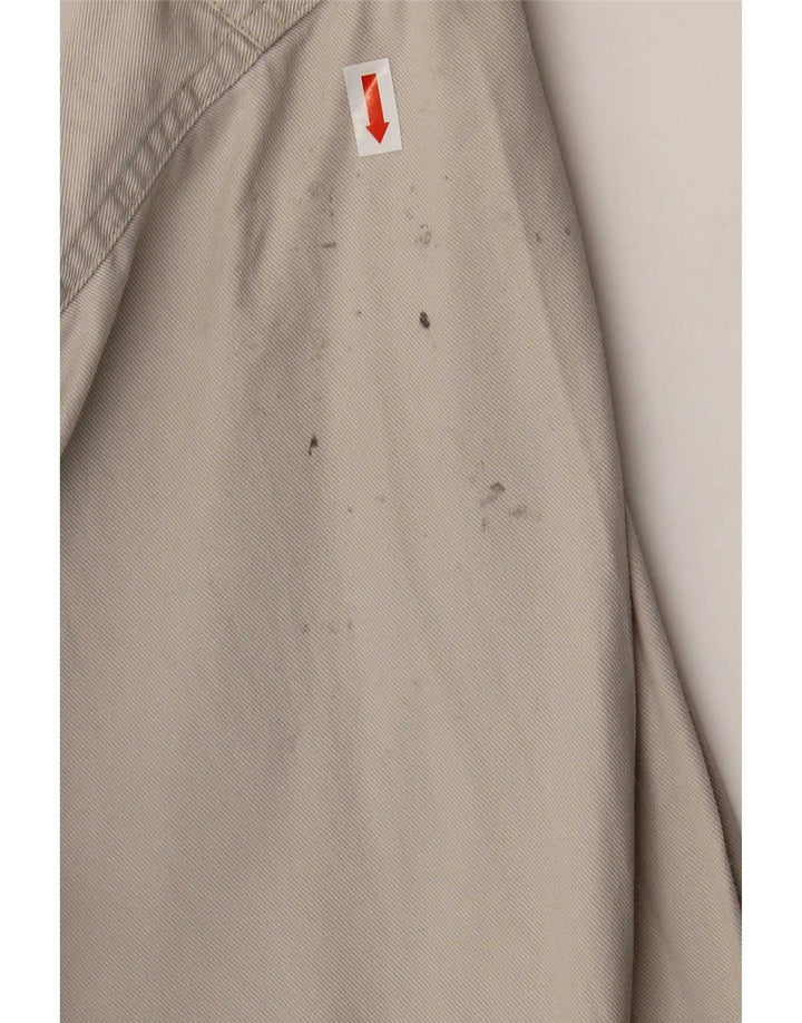 Vintage Herren Jeanshemd Groß Beige
