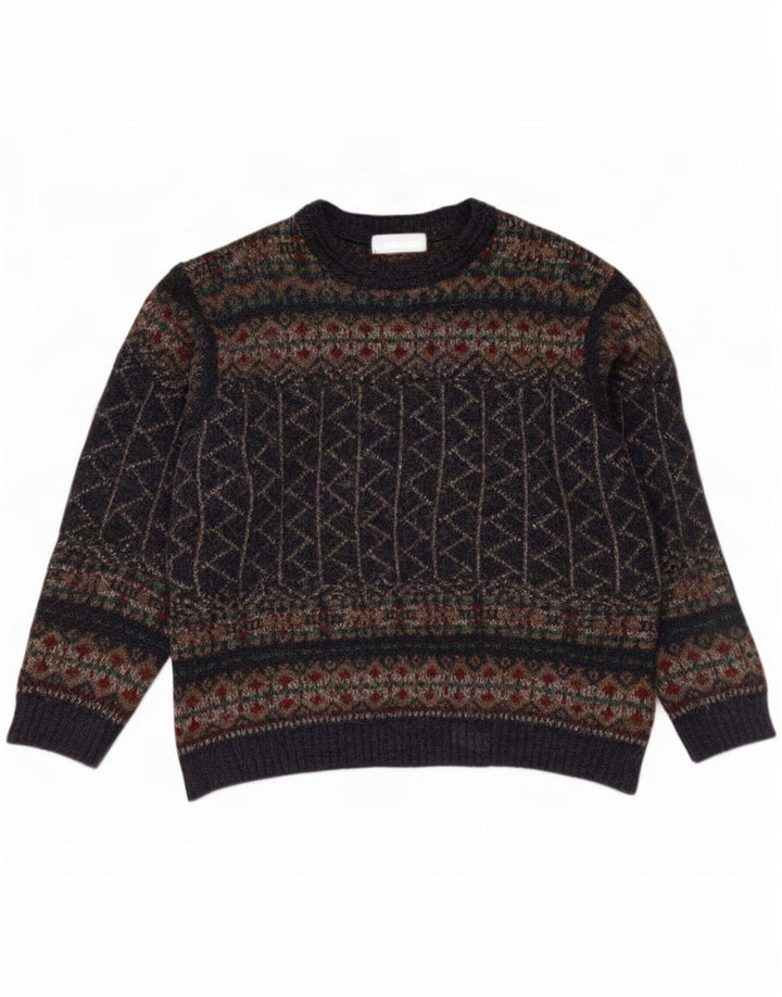 Marks & Spencer Herren-Pullover mit U-Boot-Ausschnitt, mittelgroß, mehrfarbig