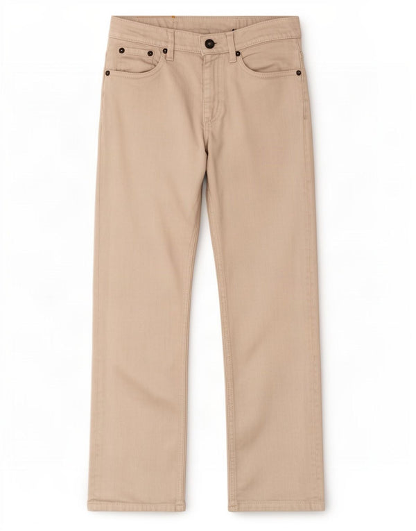 Levi's Jungen-Freizeithose mit lockerer Passform, 7–8 Jahre, W24 L24, weiße Baumwolle