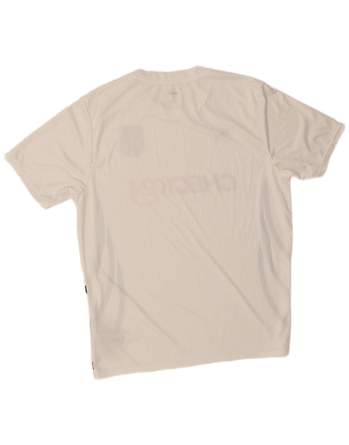 Puma Herren Deutshland Graphic T-Shirt Top Large Weiß Polyester