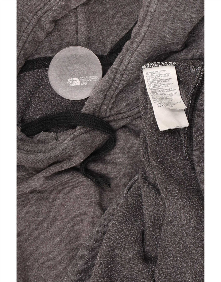 The North Face Herren-Kapuzenpullover, groß, graue Baumwolle