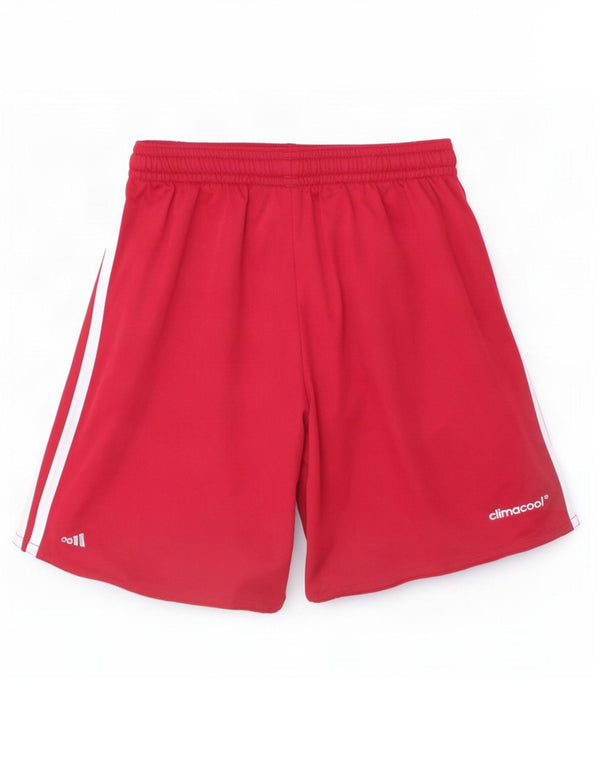 Adidas Jungen FC Bayern München Sportshorts 9–10 Jahre, rotes Polyester
