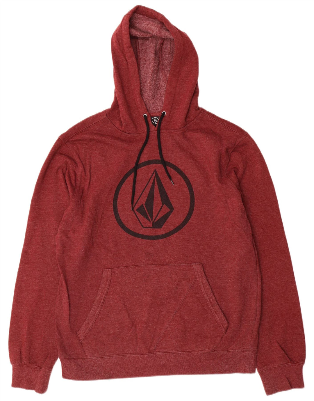 Volcom Herren-Kapuzenpullover mit Grafik, mittlere kastanienbraune Baumwolle