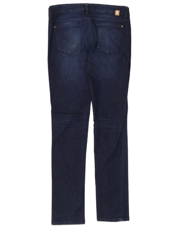 Massimo Dutti Damen Slim Jeans EU 38 Small W28 L32 Marineblau