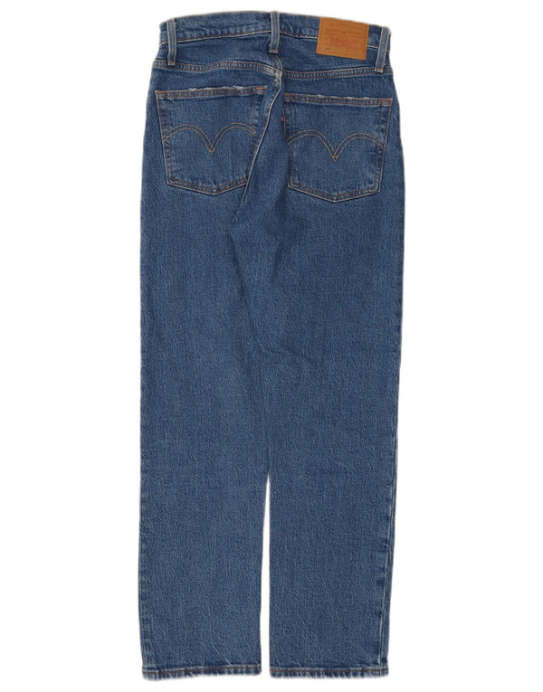 Levi's Damen 501 Straight Jeans W25 L26 Blaue Baumwolle