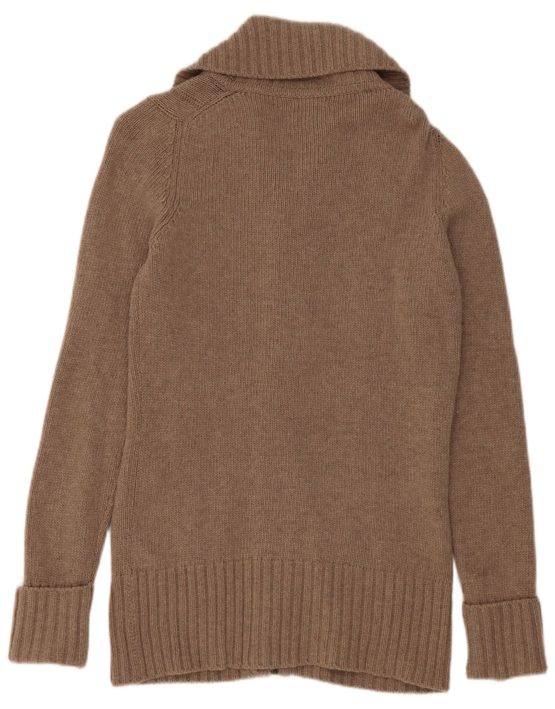 Massimo Dutti Damen-Cardigan-Pullover UK 10 Kleine graue Wolle