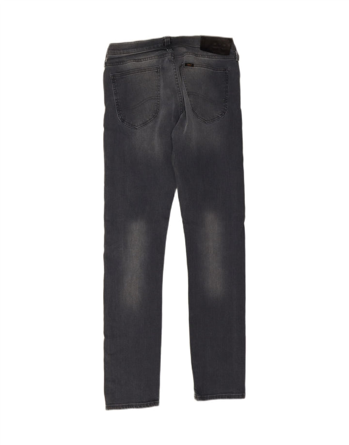 Lee Herren Luke Slim Jeans W32 L32 Graue Baumwolle