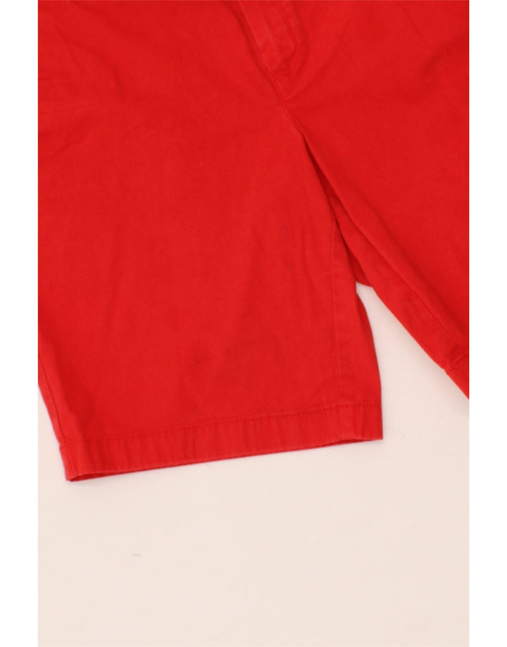 J. CREW Womens Frankie Chino Shorts US 8 Medium W34  Red Cotton Vintage J. Crew and Second-Hand J. Crew from Messina Hembry 