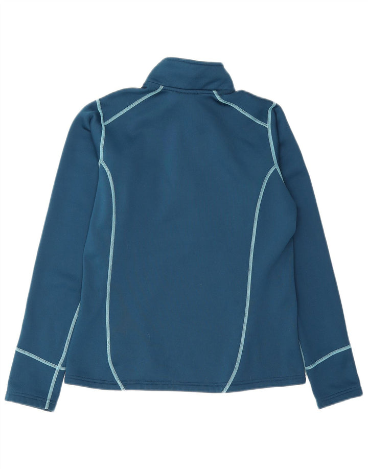 Rab Damen-Sweatshirt mit Reißverschluss am Hals, UK 12, Mittelblau, Polyester