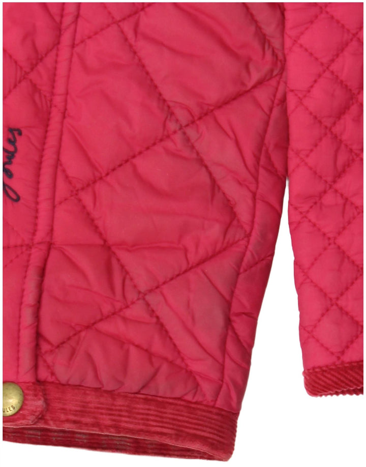 Joules Damen Steppjacke UK 12 Mittelrosa Polyester
