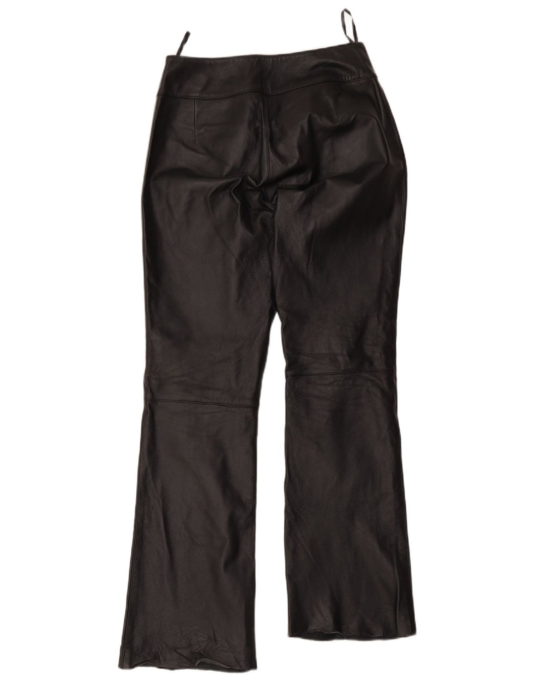Yuppie Damen Bootcut-Lederhose EU 40 Medium W32 L30 Schwarz