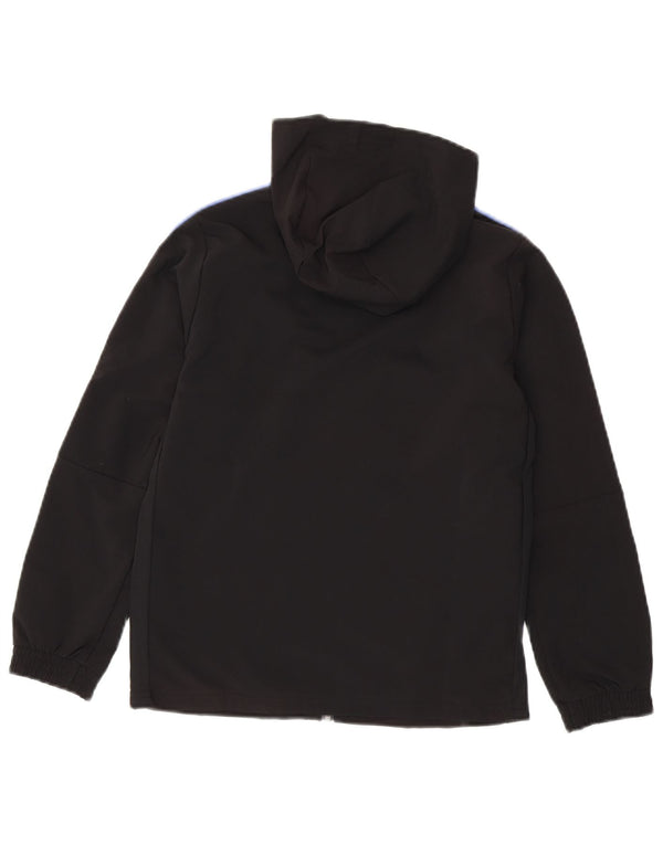 ADIDAS Jungen Real Madrid Kapuzen-Trainingsoberteil, Jacke, 9–10 Jahre, Schwarz