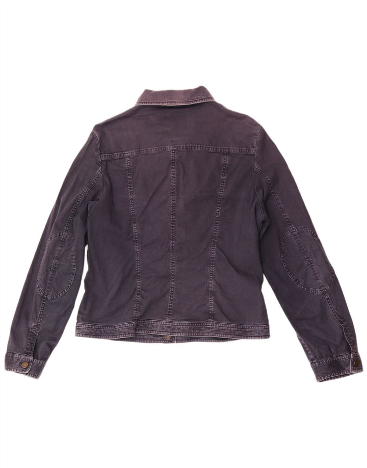 Bluestars Damen Jeansjacke UK 16 Large Marineblaue Baumwolle