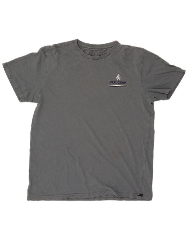 VOLCOM Grafik-T-Shirt für Damen, UK 16, Größe L, Blau, Baumwolle