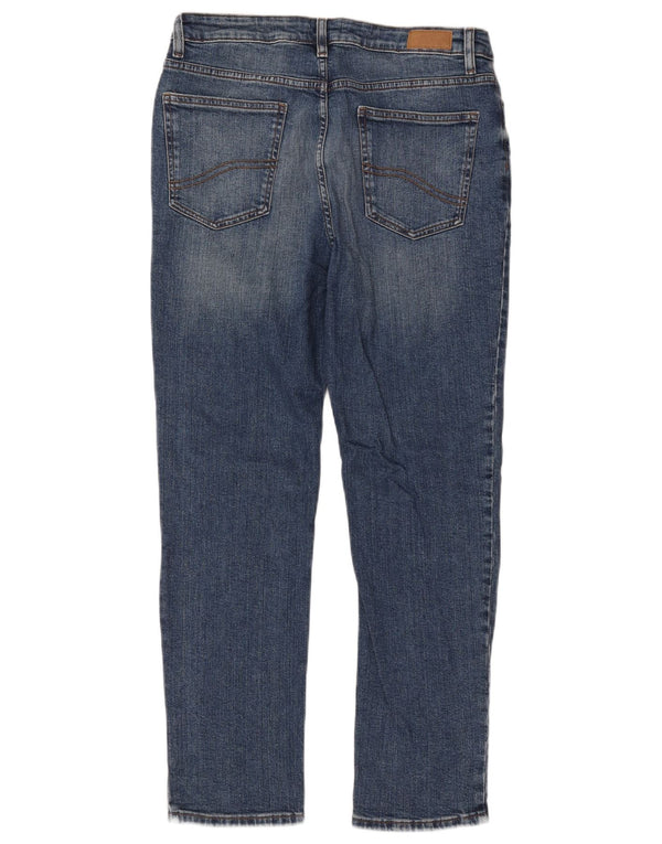 Fat Face Damen Chesham Girlfriend Slim Jeans UK 12 Medium W32 L27 Blau