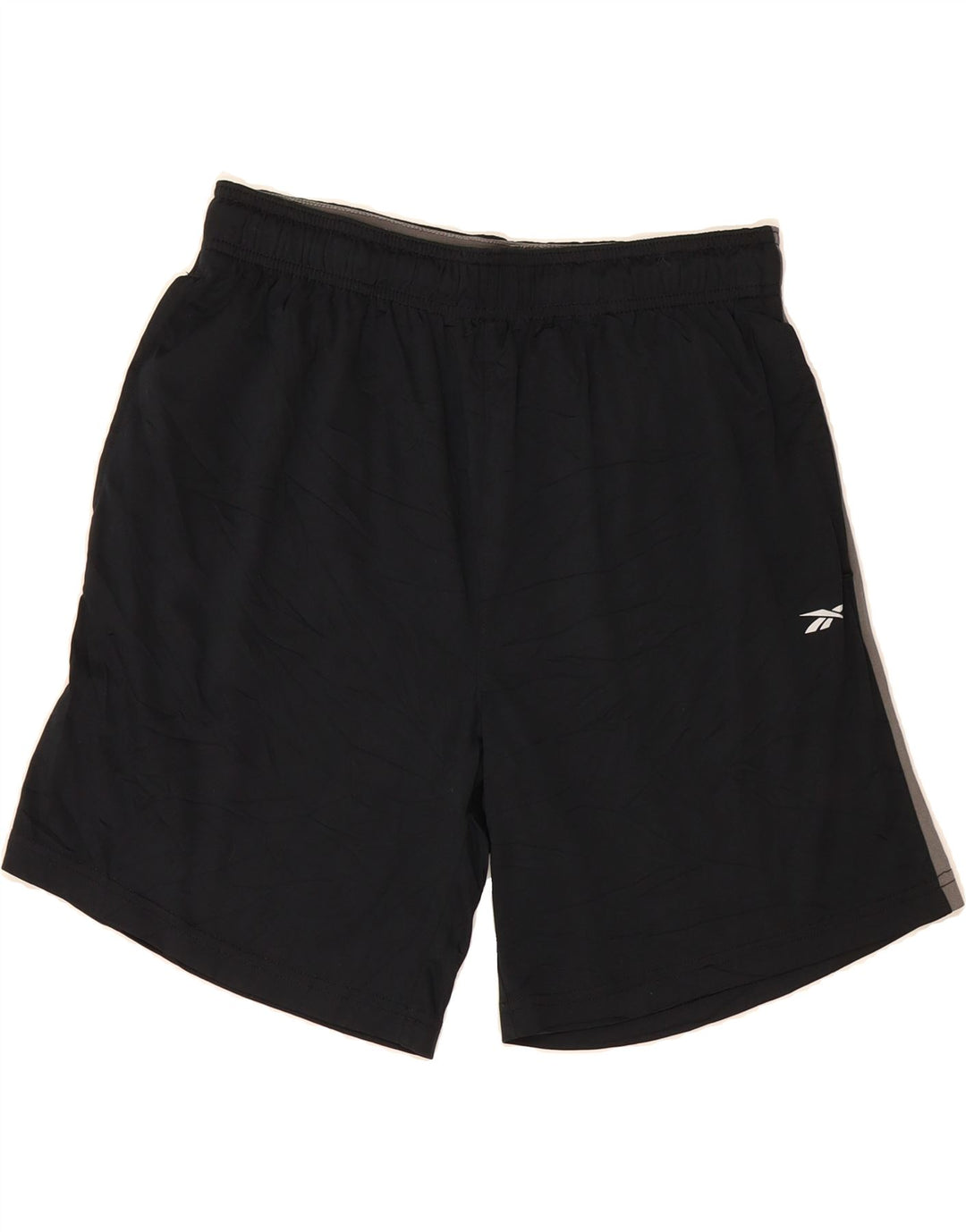 REEBOK Mens Sport Shorts Medium  Black Polyester Vintage Reebok and Second-Hand Reebok from Messina Hembry 