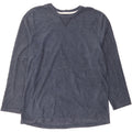 CHAPS Mens Top Long Sleeve XL Navy Blue Polyester Vintage Chaps and Second-Hand Chaps from Messina Hembry 