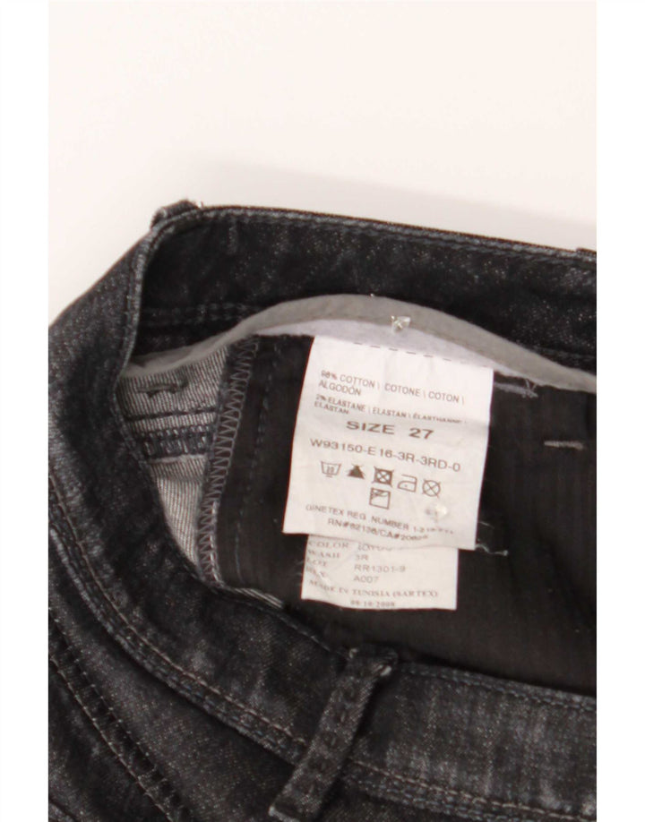Guess Damen Jeansrock W27 Small Schwarz Baumwolle
