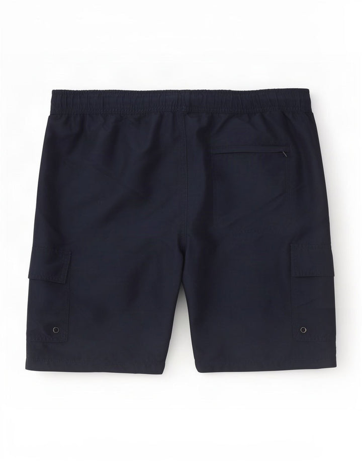 Marks & Spencer Herren-Badeshorts, mittelgroß, marineblau, Polyester