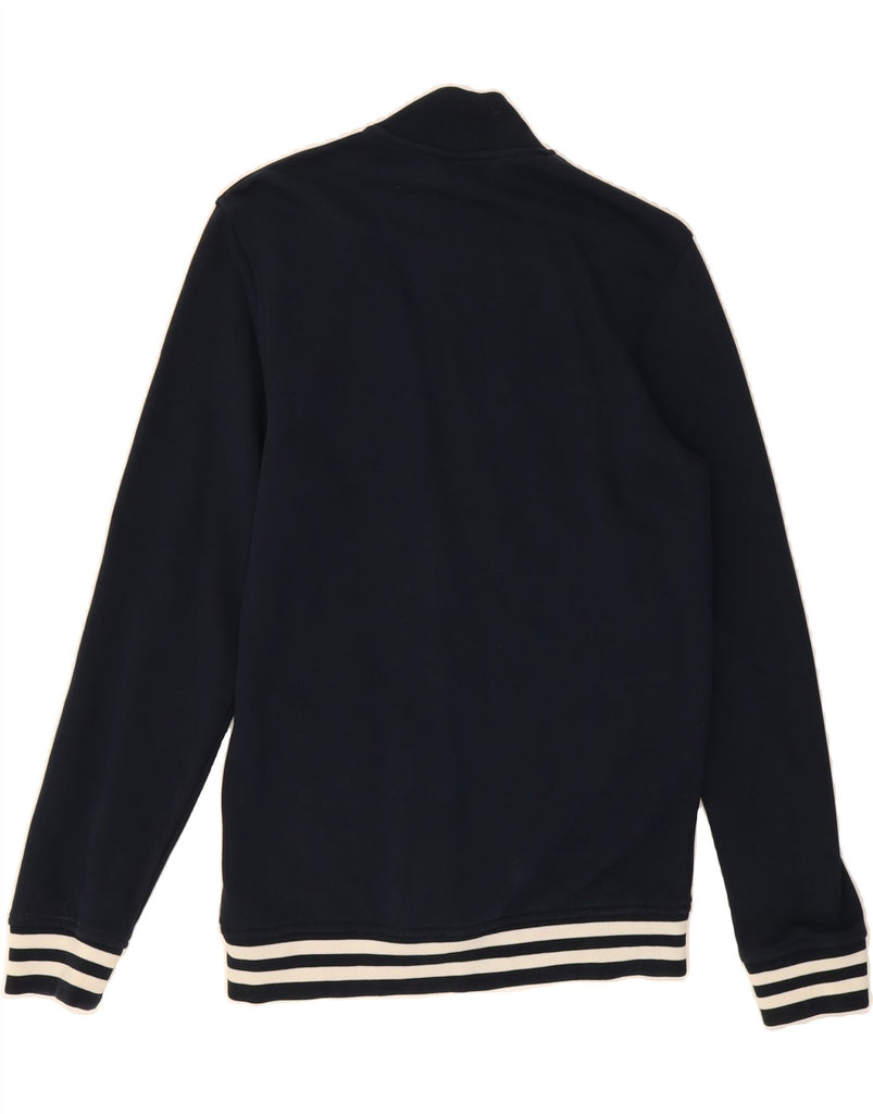 BEN SHERMAN Womens Graphic Tracksuit Top Jacket UK 18 XL Navy Blue Cotton Vintage Ben Sherman and Second-Hand Ben Sherman from Messina Hembry 