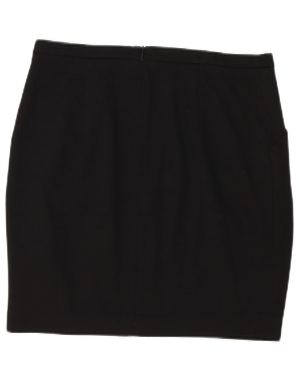 Zara Damen Bleistiftrock Medium W28 Schwarz