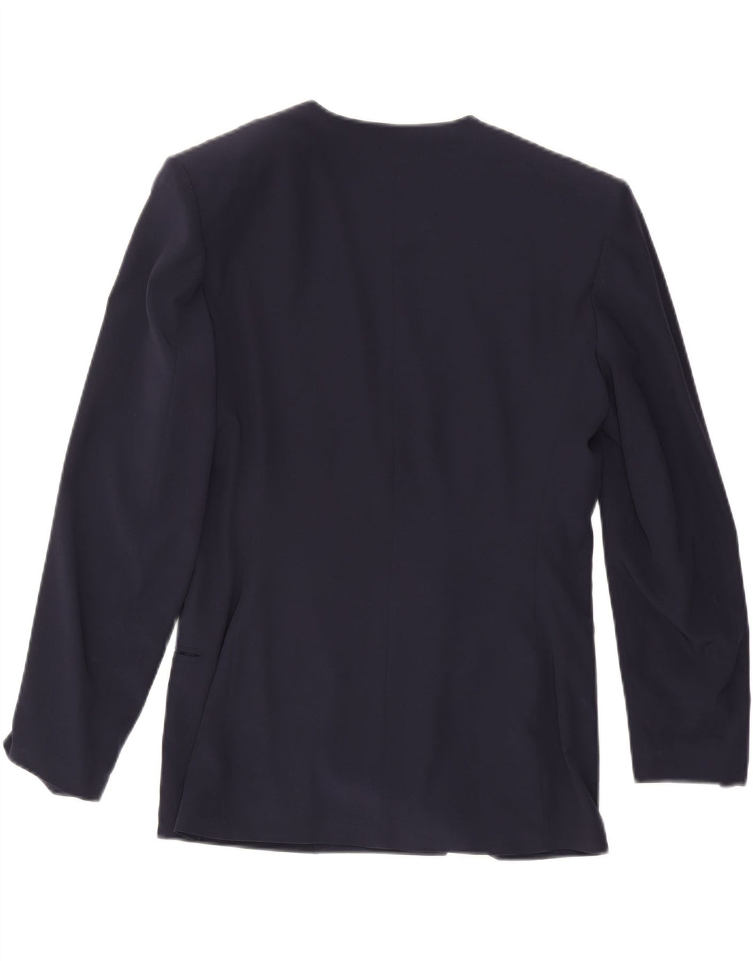 VINTAGE Zweireihiger Damen-Blazer IT 44 Mittelmarineblau