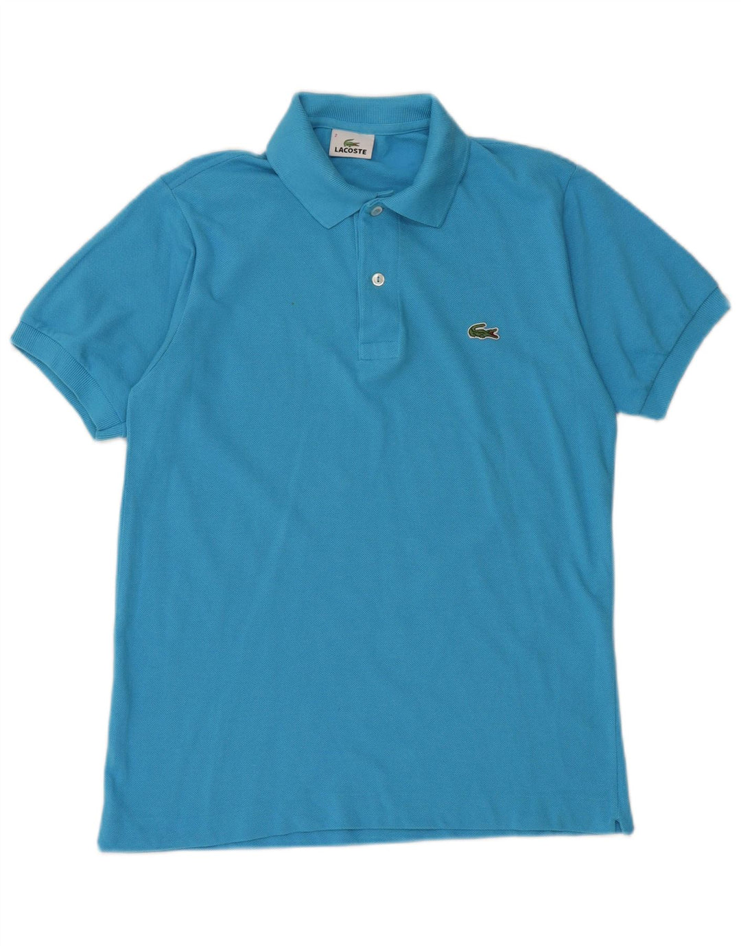 LACOSTE Herren-Poloshirt, Größe 2 XS, blaue Baumwolle