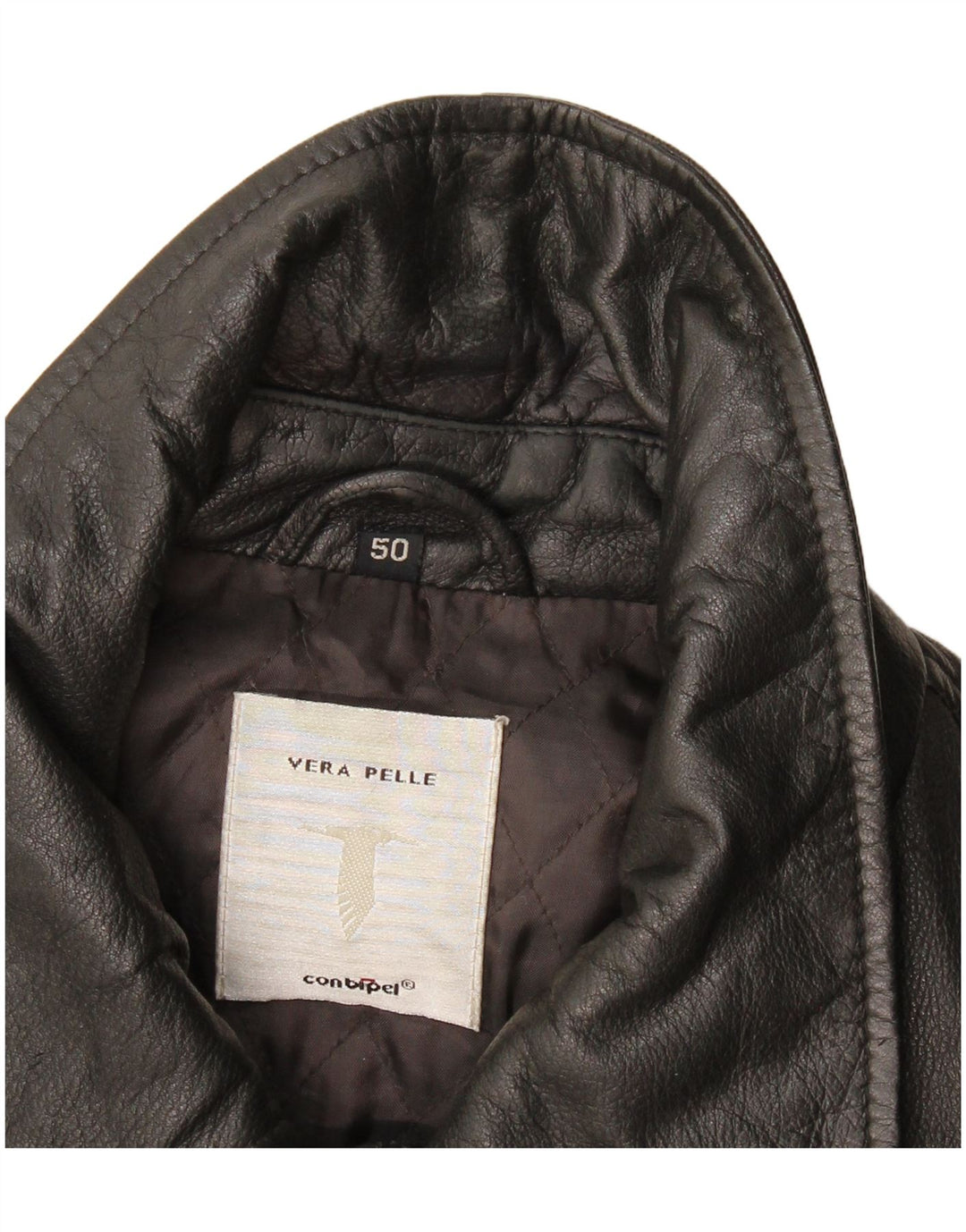 Conbipel Herren Lederjacke IT 50 Großes schwarzes Leder