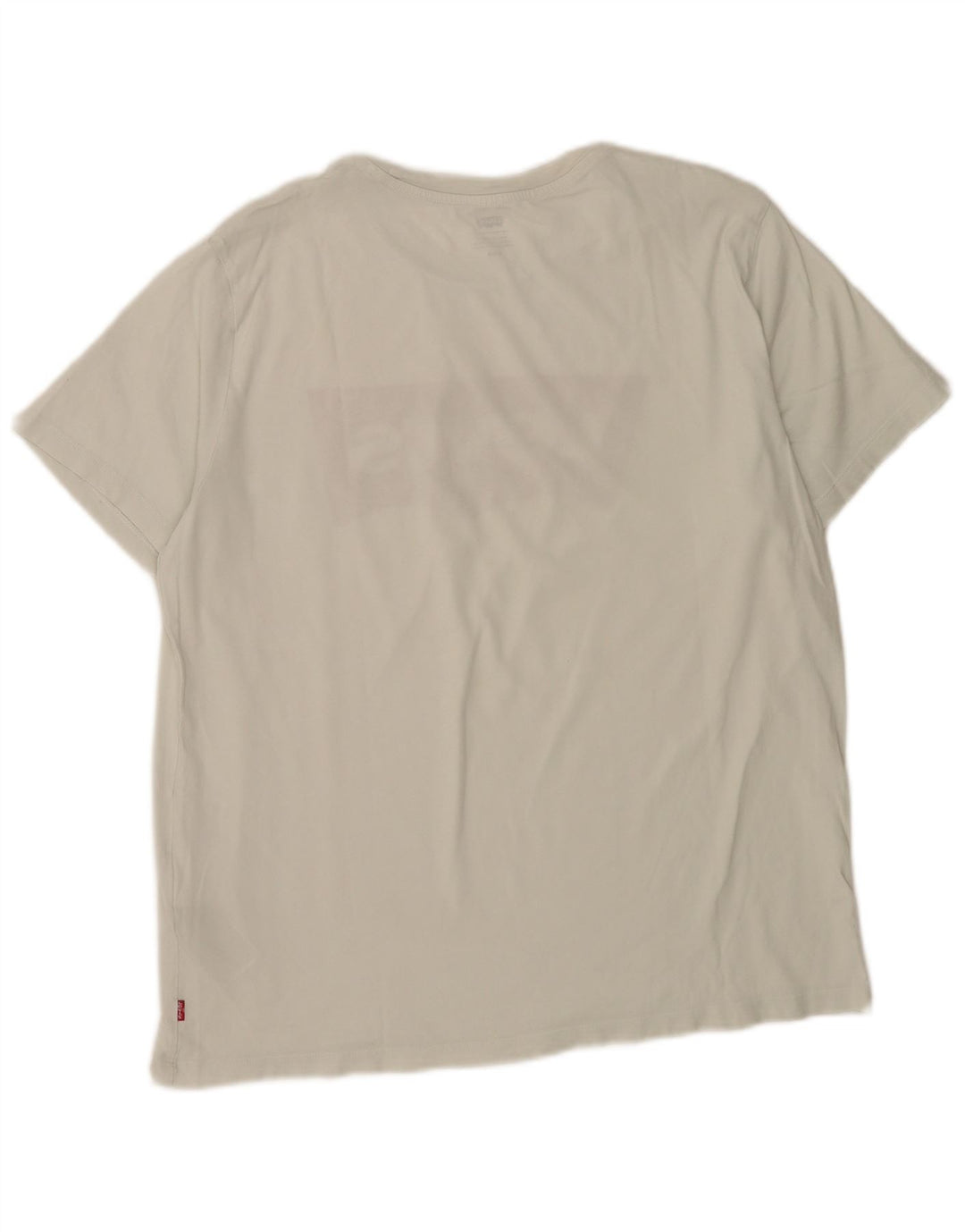 Levi's Herren-T-Shirt mit Grafik, Größe L, aus weißer Baumwolle