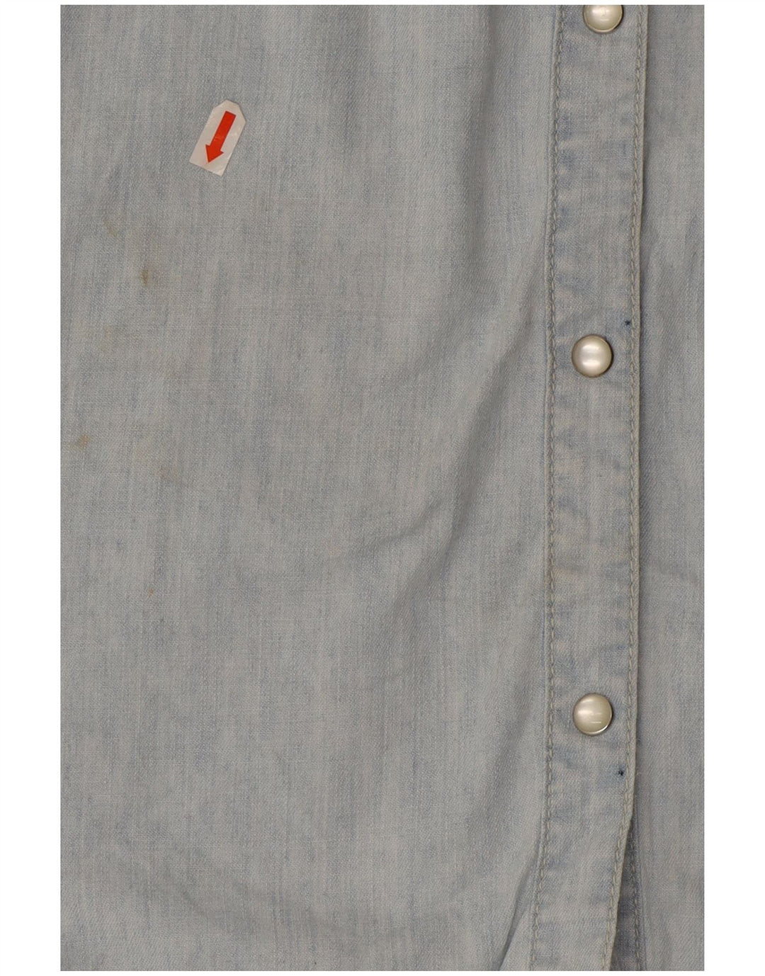 Fat Face Damen Jeanshemd UK 16 Large Blau Baumwolle