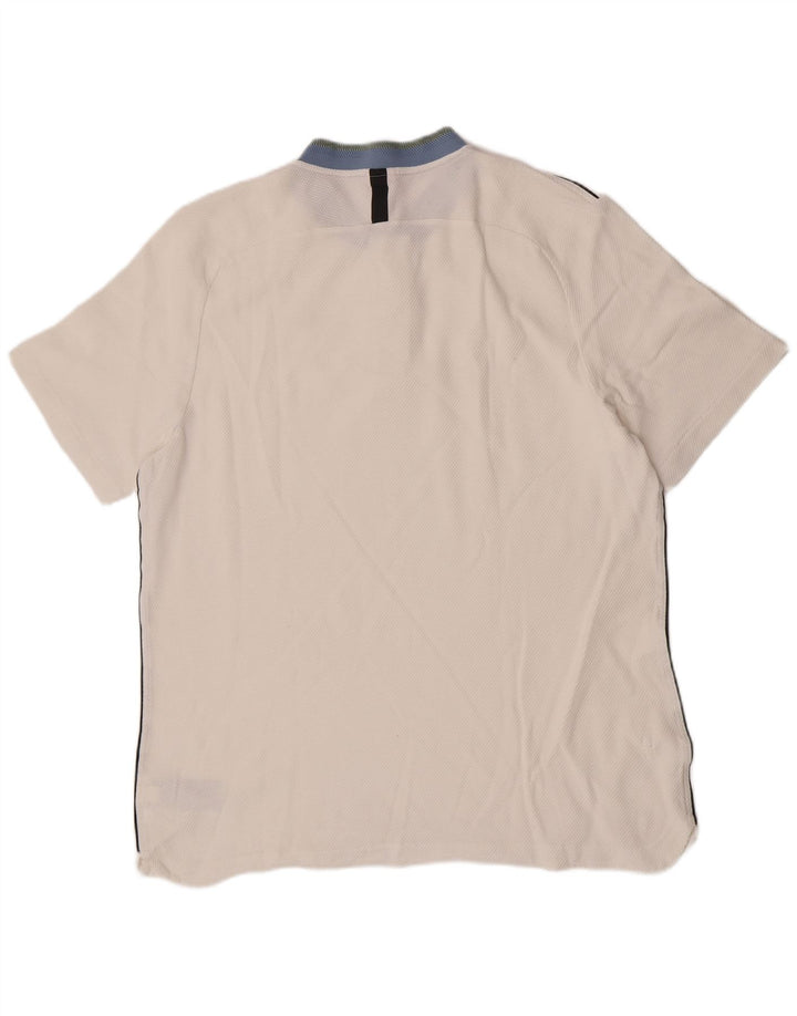 Nike Herren-Poloshirt XL aus weißer Baumwolle