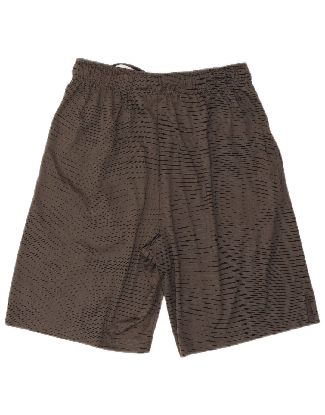 Nike Herren-Sportshorts aus mittelgrauem, geometrischem Polyester